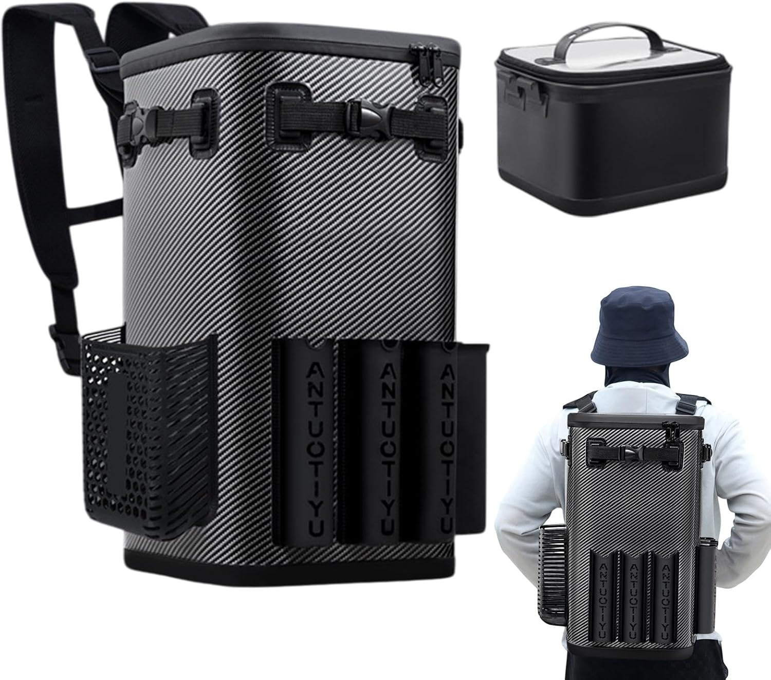 釣り具バックパック、ロッドホルダー付き釣りバックパック | タックル